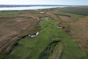 Sutton Bay 14th Aerial Split